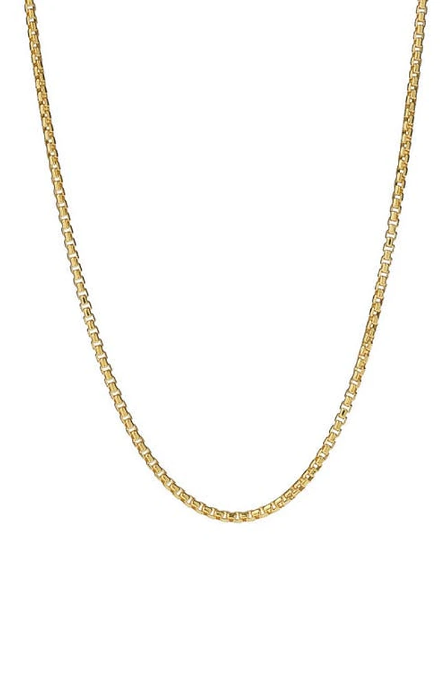 Degs & Sal Box Chain Necklace in Gold at Nordstrom