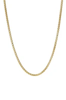 Degs & Sal Box Chain Necklace in Gold at Nordstrom