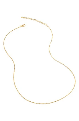 Monica Vinader Station Chain Necklace in 18Ct Gold Vermeil at Nordstrom