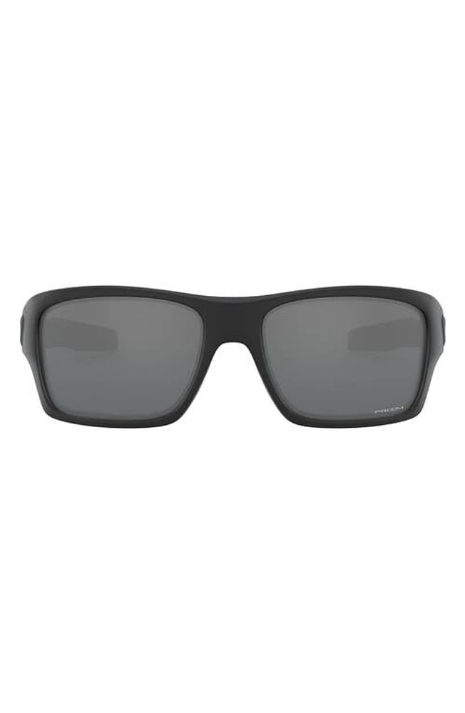 Oakley Turbine Matte Black 65mm Oversize Square Sunglasses at Nordstrom