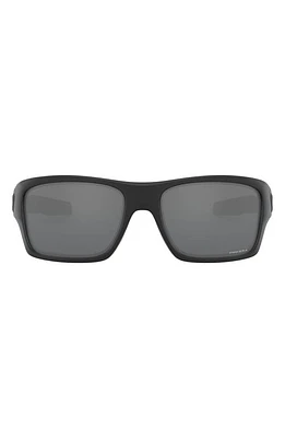 Oakley Turbine Matte Black 65mm Oversize Square Sunglasses at Nordstrom