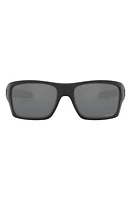 Oakley Turbine Matte Black 65mm Oversize Square Sunglasses at Nordstrom