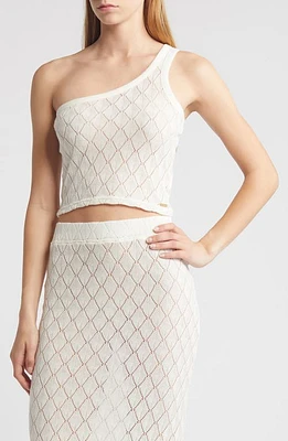 'Billabong Summer Side Collection Only You Open Stitch One-Shoulder Top Salt Crystal at Nordstrom,