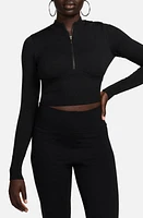 Nike Open Back Crop Sweater at Nordstrom,