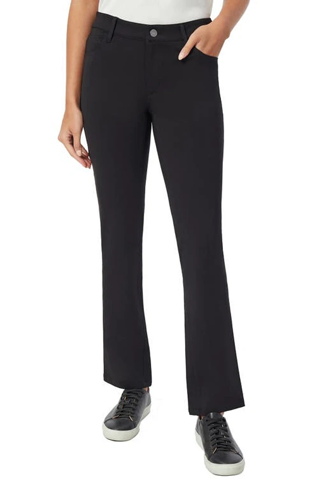 Jones New York Lexington Straight Leg Pants Black at Nordstrom,