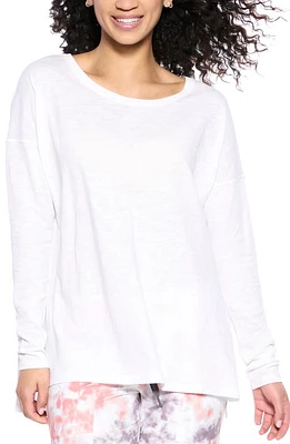 Felina Cutout Lounge T-Shirt White at Nordstrom,