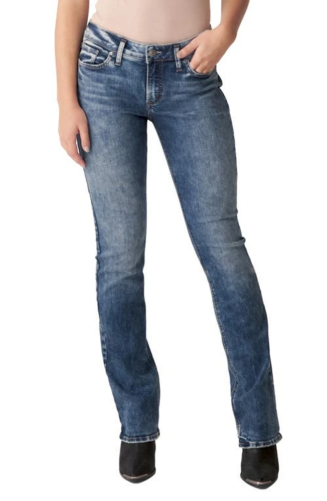 Silver Jeans Co. Elyse Slim Bootcut Indigo at Nordstrom, X 33