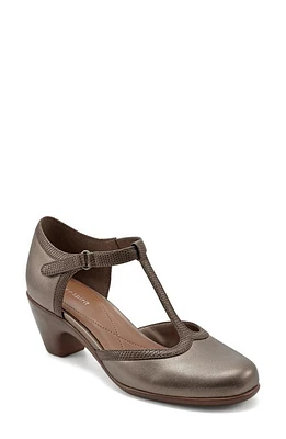 Easy Spirit Cara T-Strap Pump Brown at Nordstrom,