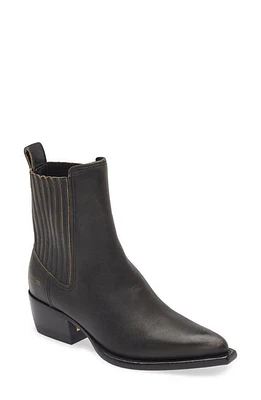 Golden Goose Debbie Pointed Toe Chelsea Boot Black at Nordstrom,