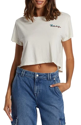 Roxy Baja Cali Crop T-Shirt Egret at Nordstrom,