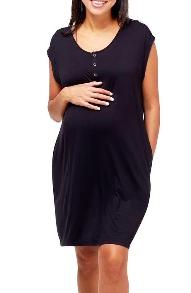 Nom Maternity Clementine Maternity/Nursing Nightgown at Nordstrom,