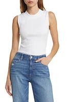 Nation LTD Joan Rib Sleeveless Mock Neck Top at Nordstrom,