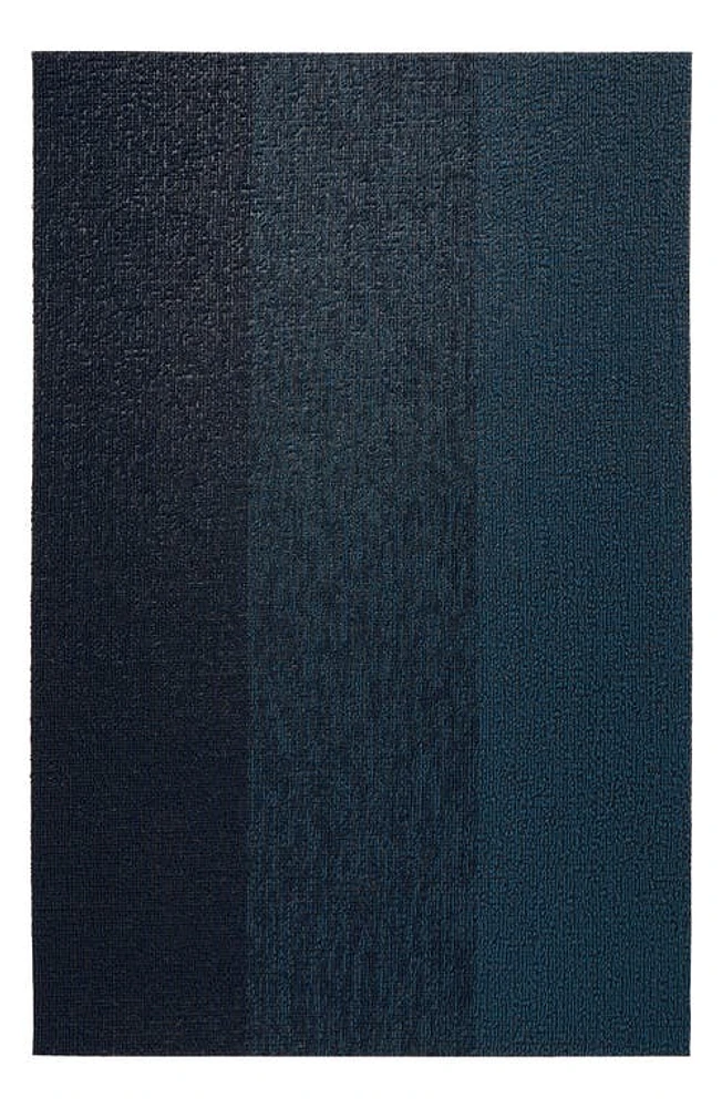 Chilewich Marble Stripe Door Mat in Bay Blue at Nordstrom