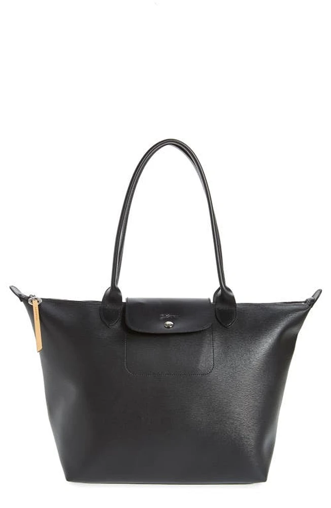 Longchamp Large Le Pliage City Shoulder Tote in Black at Nordstrom