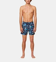 Vilebrequin Men's Hermit Crabs Stretch Swim Trunks in Bleu Marine at Nordstrom