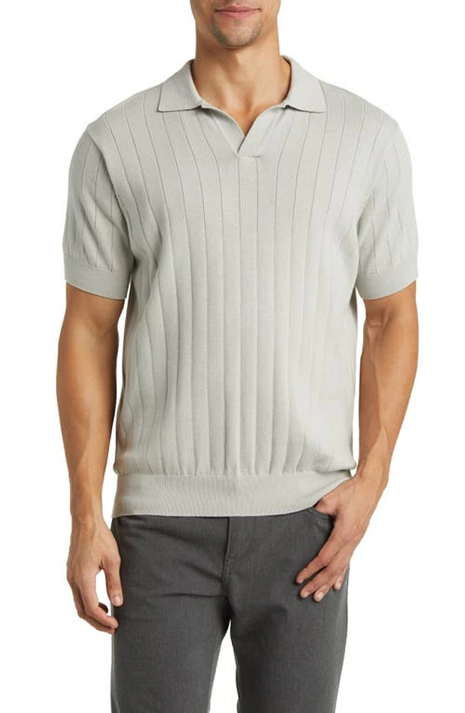 Rodd & Gunn Frey's Crescent Rib Cotton Sweater Polo at Nordstrom,