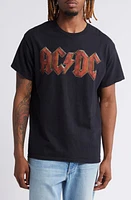 Junk Food AC/DC Back Black Cotton Graphic T-Shirt at Nordstrom,