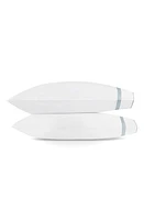 Matouk Louise Set of 2 Pillowcases in Pool at Nordstrom, Size King