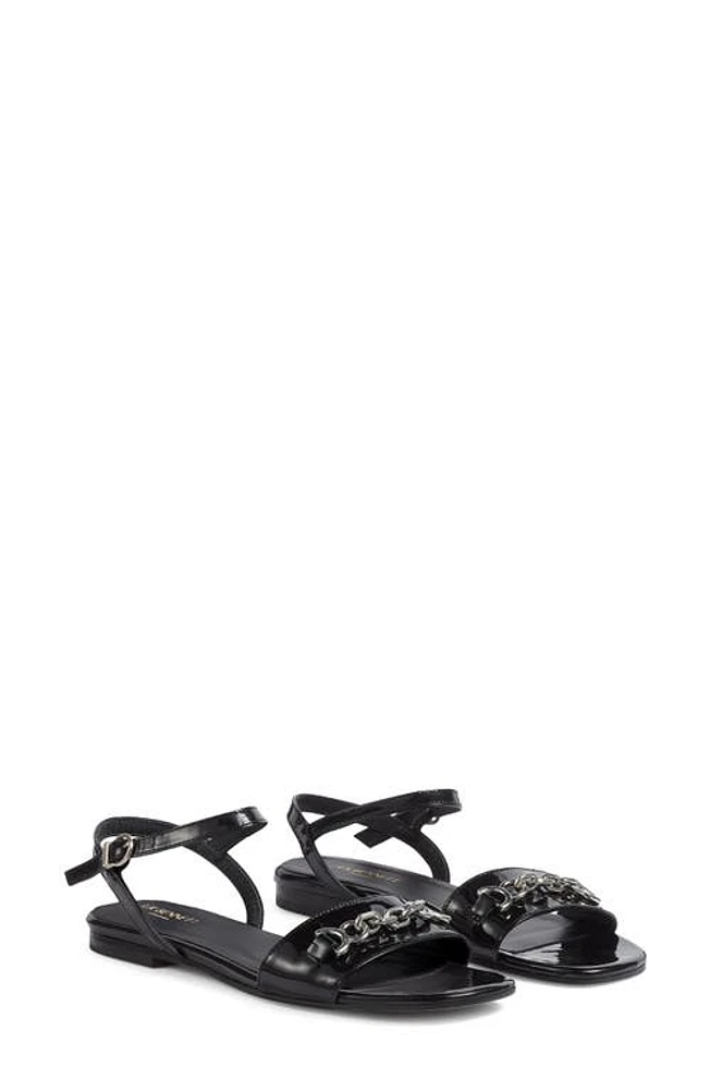 LK Bennett Kelly Ankle Strap Sandal Black at Nordstrom,