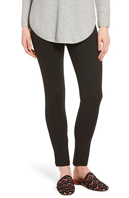 Anne Klein Compression Slim Leg Pants Black at Nordstrom,