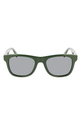 Lacoste 52mm Modified Rectangular Sunglasses in Green at Nordstrom