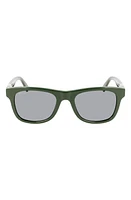 Lacoste 52mm Modified Rectangular Sunglasses in Green at Nordstrom