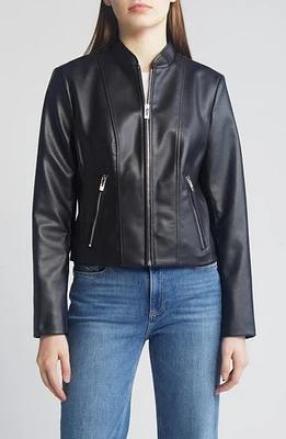 Via Spiga Faux Leather Jacket at Nordstrom,