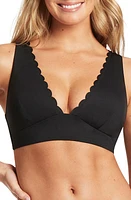 Sea Level Scalloped Longline Bikini Top at Nordstrom, Us