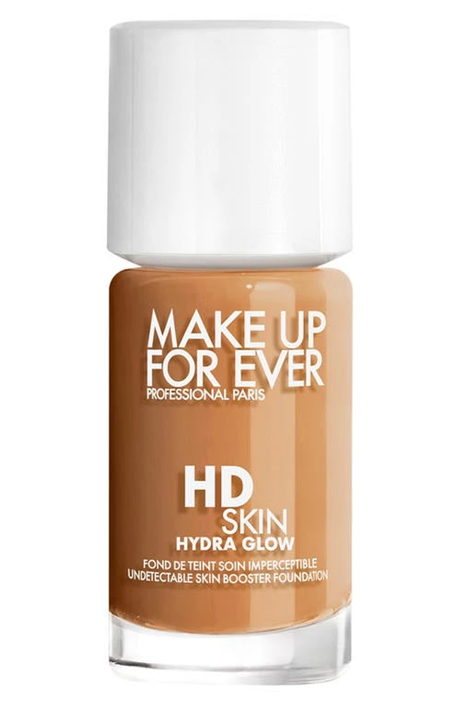 Make Up For Ever HD Skin Hydra Glow Skin Care Foundation with Hyaluronic Acid in 3Y50 - Warm Maple at Nordstrom