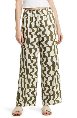 Rails Damani Geo Print Wide Leg Pants Noto at Nordstrom,