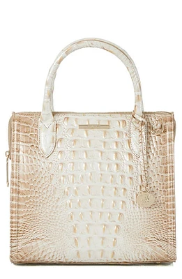 Brahmin Small Caroline Croc Embossed Leather Satchel in Contour at Nordstrom