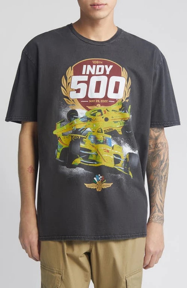 Philcos Indy 500 Cotton Graphic T-Shirt Black Pigment at Nordstrom,