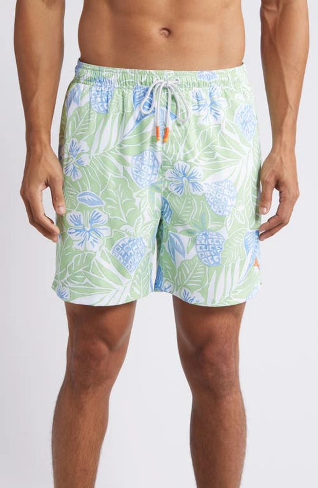 Tommy Bahama Naples Pineapple Hideaway Swim Trunks Tequila at Nordstrom,