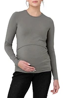 Ripe Maternity Stretch Organic Cotton Maternity/Nursing Top at Nordstrom,