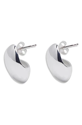 Argento Vivo Sterling Silver Oval Stud Earrings at Nordstrom