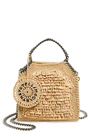 Stella McCartney Tiny Falabella Fringe Raffia Tote in Natural at Nordstrom