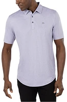 TravisMathew Seven Lakes Golf Polo in Heather Silver Bullet at Nordstrom, Size Xx-Large