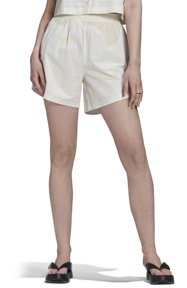 adidas Originals Embroidered Shorts in Non-Dyed at Nordstrom, Size X-Small