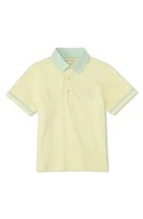 The Sunday Collective Kids' Play Organic Cotton Polo Light Yellow at Nordstrom,