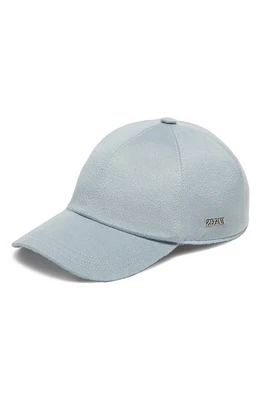 ZEGNA Oasi Cashmere Baseball Cap Glacier Blue at Nordstrom,