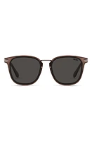 Quay Australia Jackpot Remixed 54mm Polarized Round Sunglasses in Brown/Black at Nordstrom