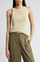 Treasure & Bond Cutaway Shoulder Cotton Blend Tank at Nordstrom,