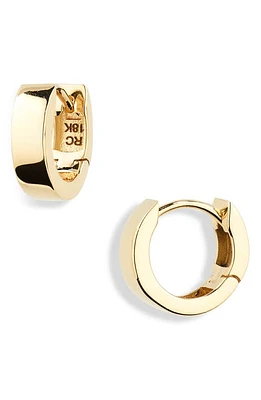 Roberto Coin Small Huggie Hoop Earrings in 18K Yellow Gold at Nordstrom