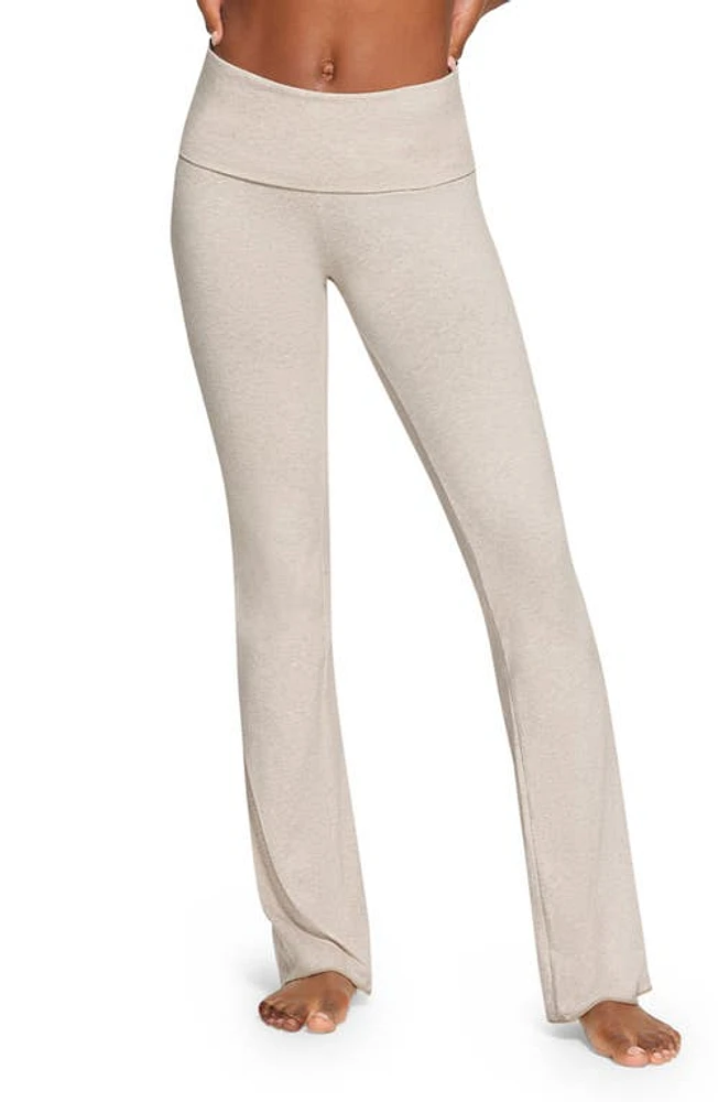 SKIMS Stretch Cotton Jersey Foldover Pants at Nordstrom,