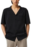 AlphaTauri Fanoa Short Sleeve Button-Up Knit Shirt at Nordstrom,