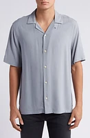 AllSaints Venice Relaxed Fit Short Sleeve Button-Up Camp Shirt at Nordstrom,