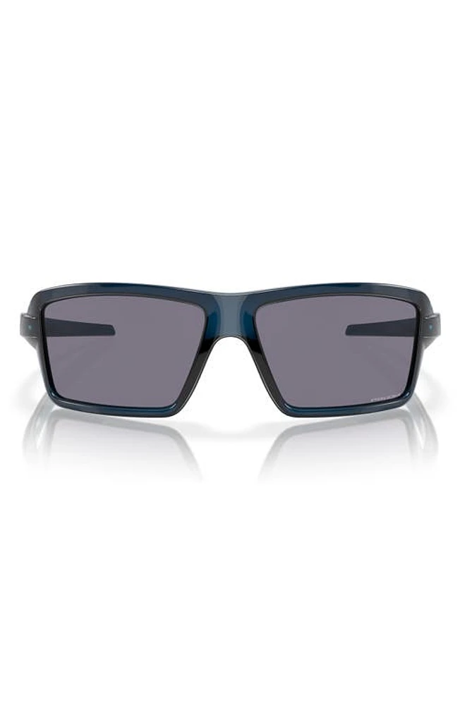 Oakley Cables 63mm Prizm Oversize Rectangular Sunglasses in Grey Blue at Nordstrom