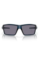 Oakley Cables 63mm Prizm Oversize Rectangular Sunglasses in Grey Blue at Nordstrom