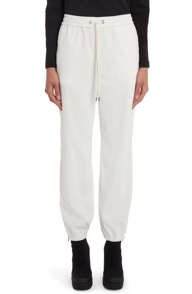 Moncler Stretch Corduroy Joggers White at Nordstrom, Us