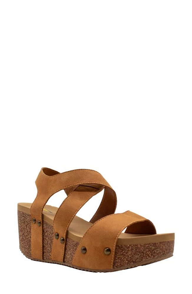 Volatile Sunkissed Water Resistant Wedge Platform Sandal at Nordstrom,